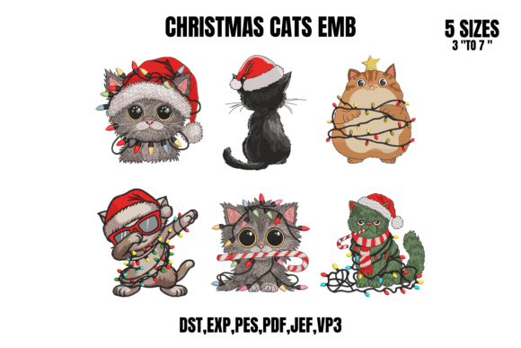 6 Christmas Cats Set: A Designer Review