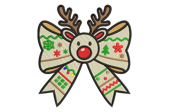 Christmas Reindeer Bow: A Seasonal Design Review