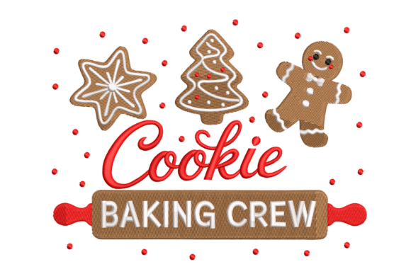 Cookie Baking Crew: A Seasonal Embroidery Review