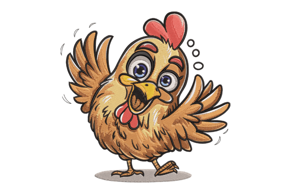 Funny Chick: A Playful Embroidery Design Review