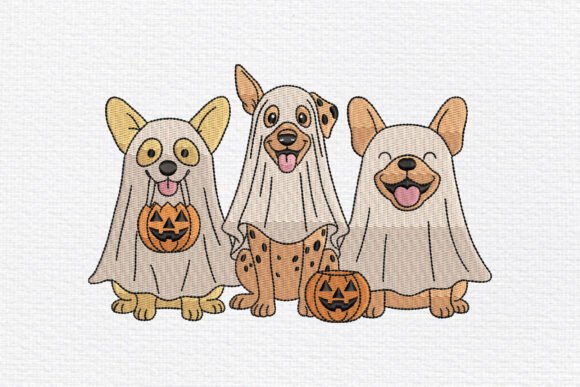Ghost Dogs Halloween Embroidery Design Review