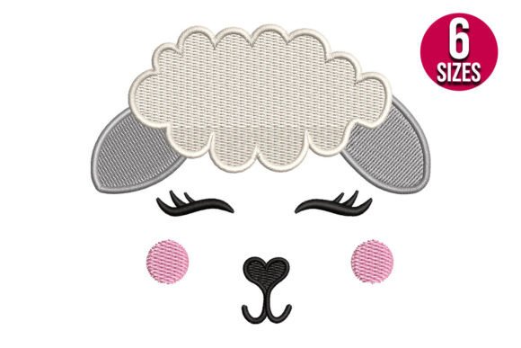 Lamb Face Embroidery Design Review for Handmade Gifts
