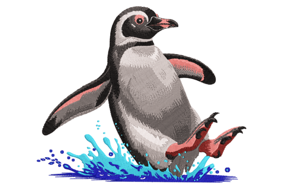 Penguin Splash: A Seasonal Embroidery Review