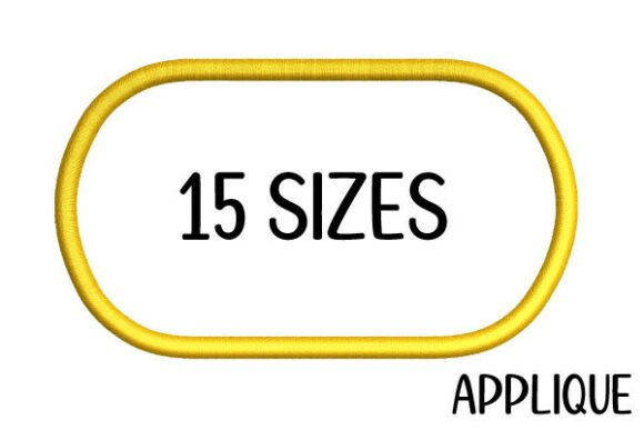 Rounded Tag Shape Satin Stitch Appliqué Review